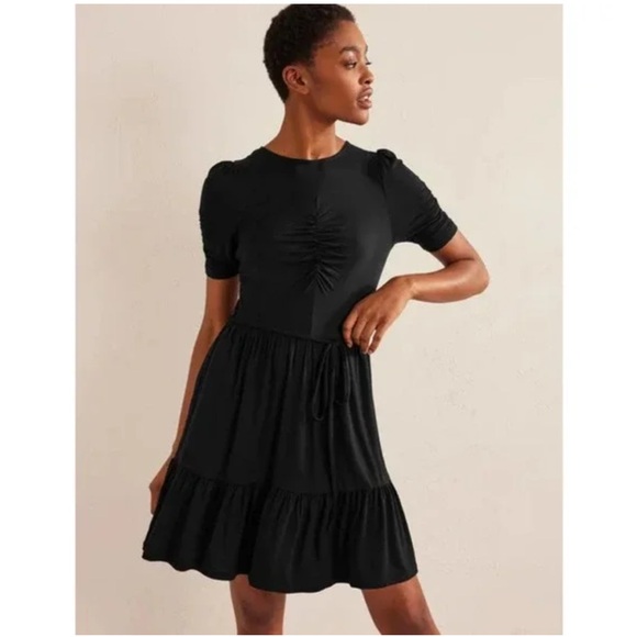 NEW • Boden • Women’s Ruched Bust Jersey Mini Dress
Black 8R - Picture 1 of 5
